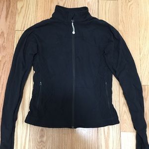Lululemon black zip up size 4